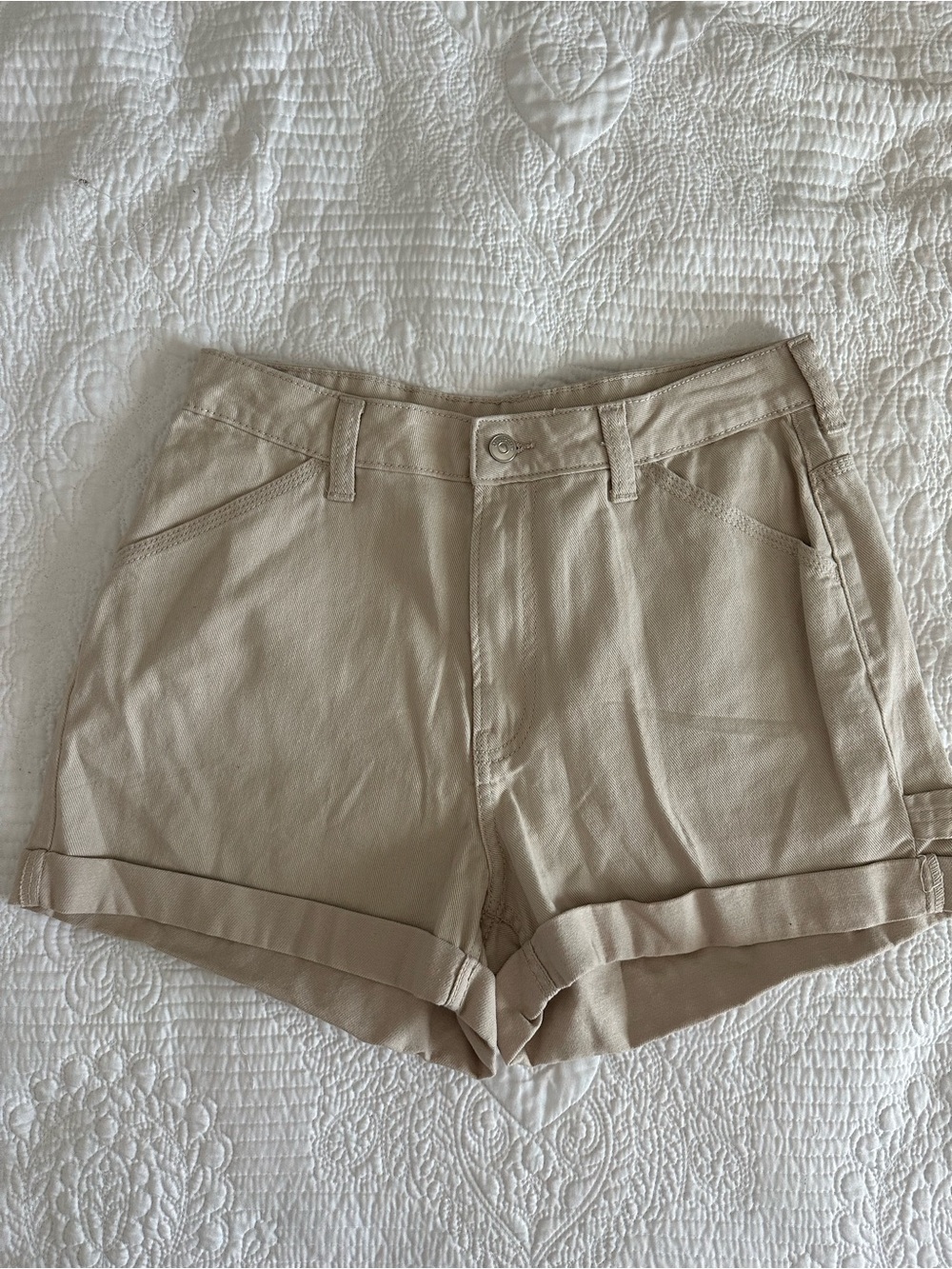 HM tan shorts